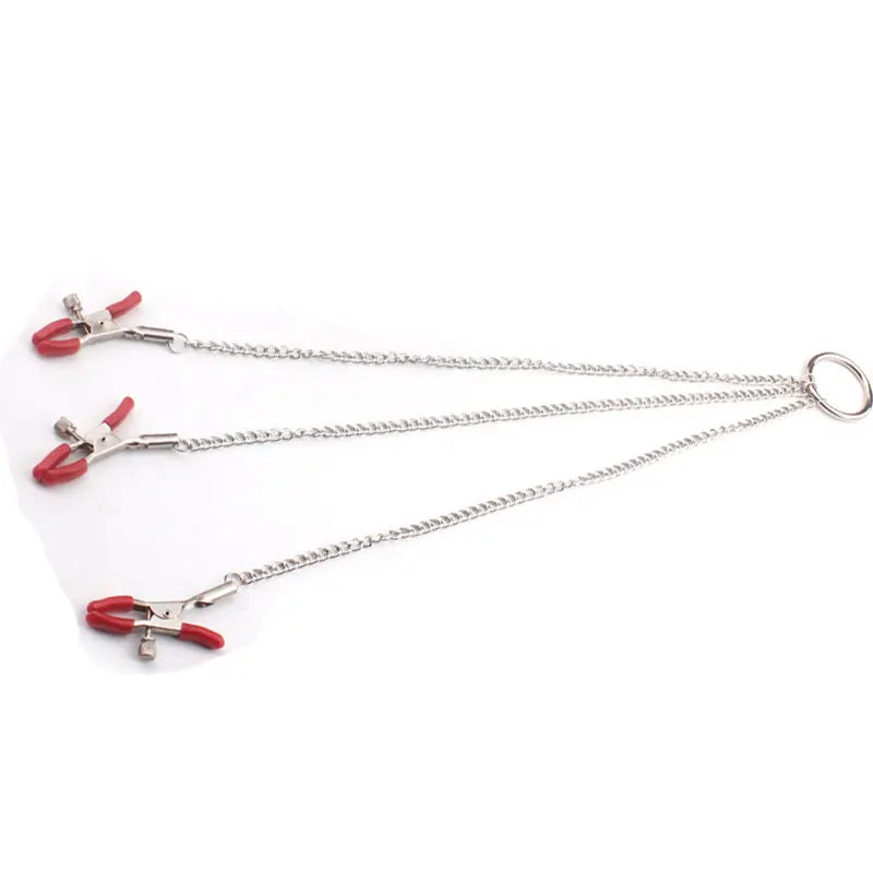 Adult Games Sexy Toys For Women Couples BDSM Bondage Fetish Collar Chain Collars Nipple Clamps Vagina Clitoris Sex Products