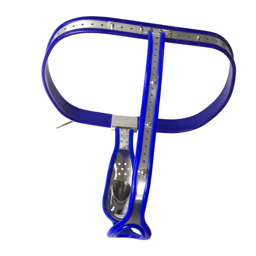 Black emperor SM stainless steel chastity belt new male three generation anti derailment sex toys adult games