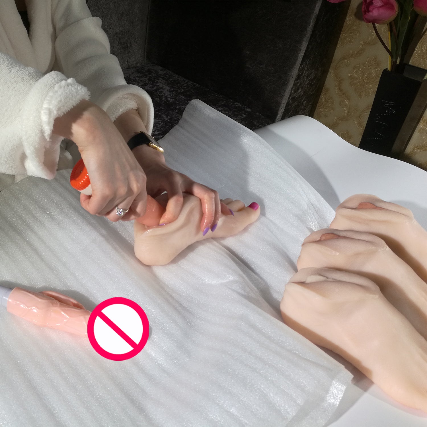 TPE Medical Silicone Foot - similar to a masturbation cup