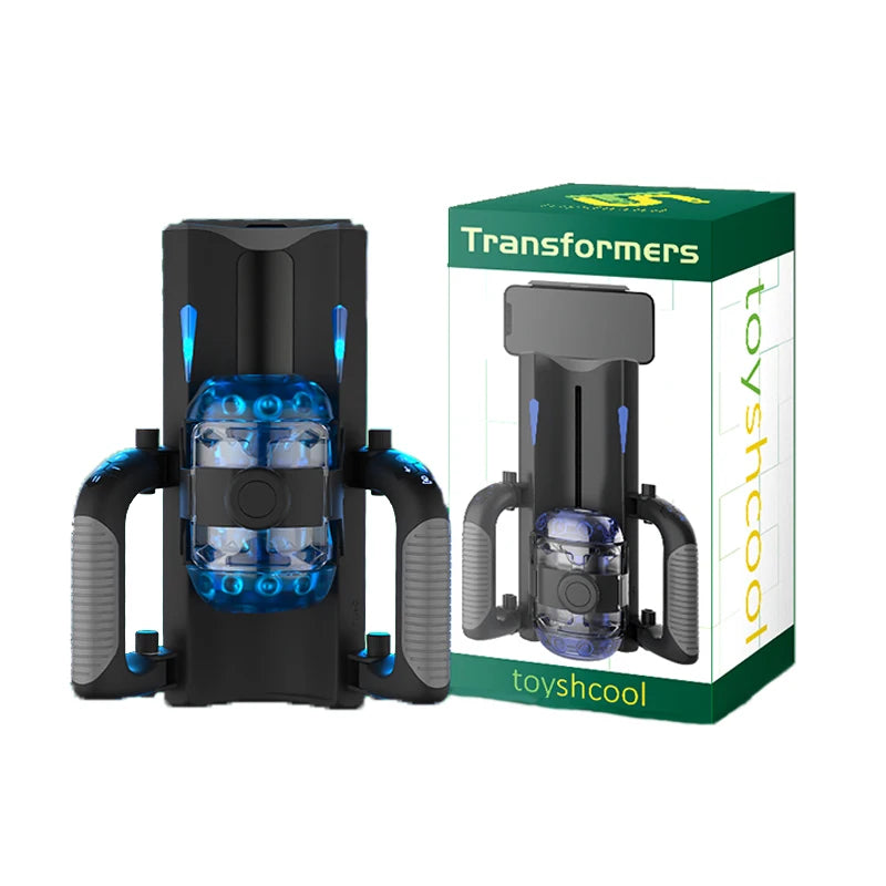 Fully Automatic Handle Masturbator 6-Segment Fixed-point Telescopic Male One-Key Burst Masturbation Cup Trainer Sex Toys for Men