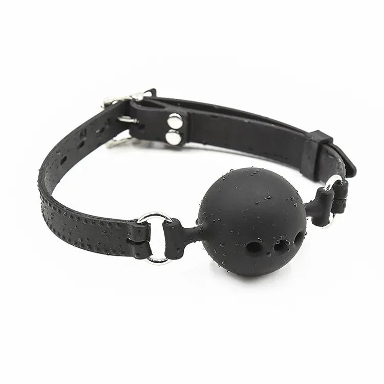 3 Sizes Soft Safety Silicone Open Mouth Gag Ball Bdsm Bondage Slave Ball Gag Erotic Sex Toys For Woman Couples Adult Sex Games
