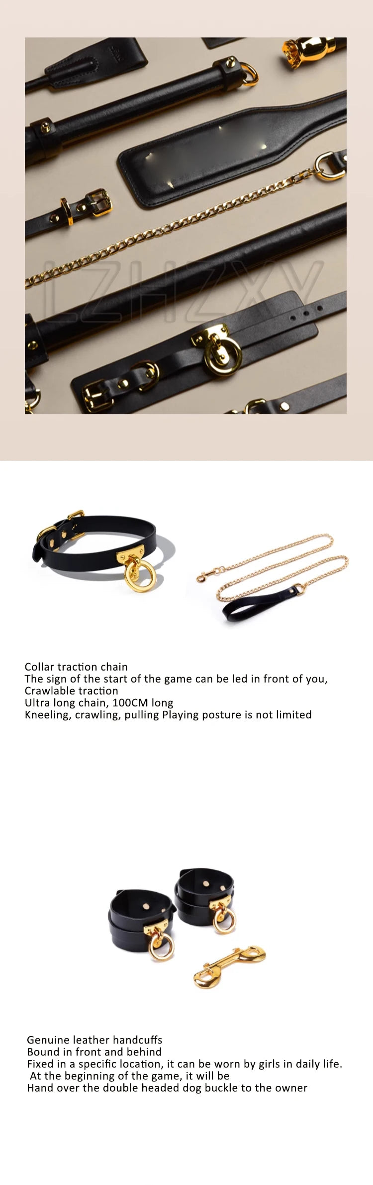 Gift Box Set Bundled Items Sex Collars Handcuffs Ankle Shackles, SP Ankle Shackles Binding Sex Toys SM Products