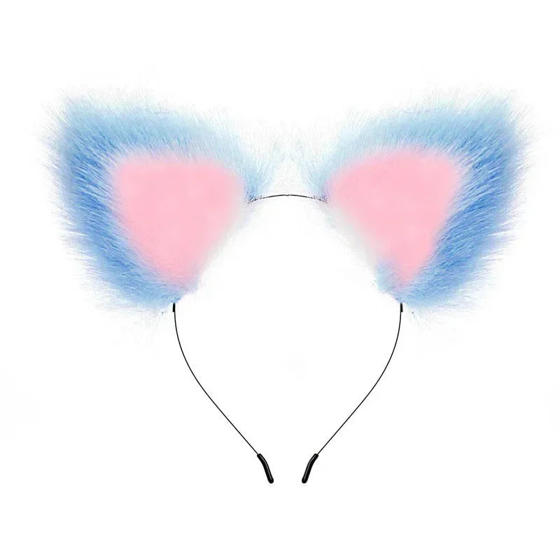 Fox Tail Anal Plug with Hairpin Bdsm Toy Flirting Metal Butt Plug Tail Sex Toys for Woman Man Couples Cosplay Adult Game Shop