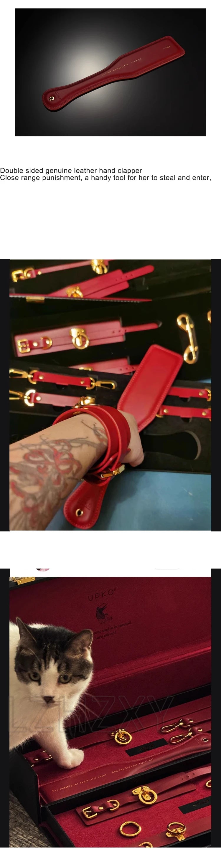 Gift Box Set Bundled Items Sex Collars Handcuffs Ankle Shackles, SP Ankle Shackles Binding Sex Toys SM Products