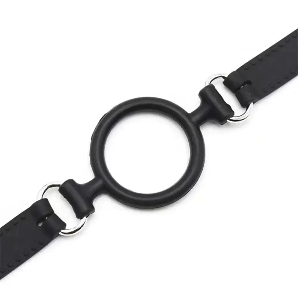 3 Sizes Soft Safety Silicone Open Mouth Gag Ball Bdsm Bondage Slave Ball Gag Erotic Sex Toys For Woman Couples Adult Sex Games