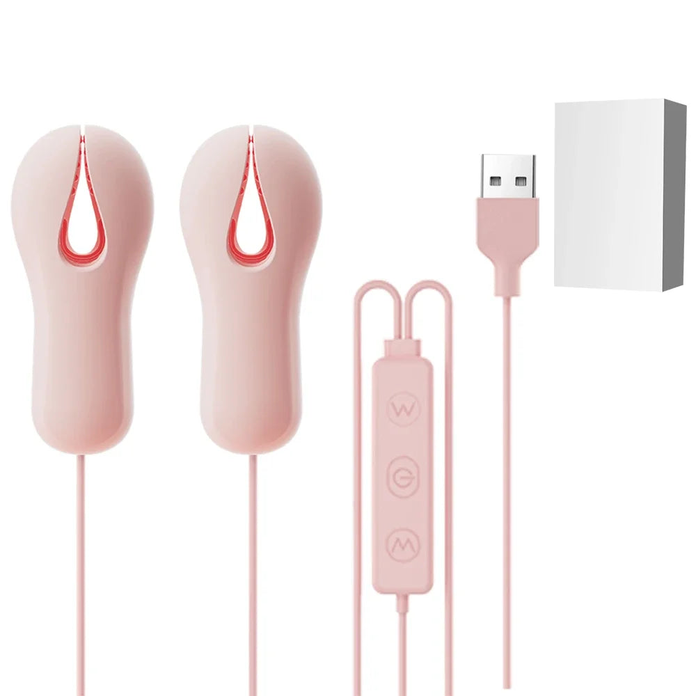 Enhancer Nipple Stimulator Breast Massage Nipple Clamp Nipple Vibrator Clamp For Women Sex Toys Couples Female Adult Supplies
