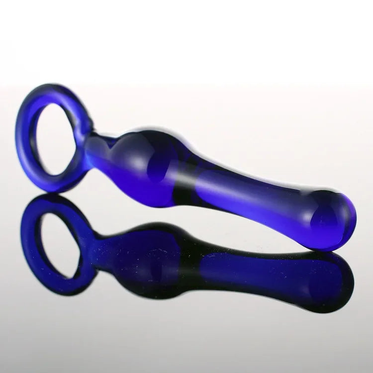 Butt Plug Vaginal Anal Stimulation Beads Insert Vagina Crystal Glass Dildos Gay Sex Products Penis for Women Anal Plug Sex Toys