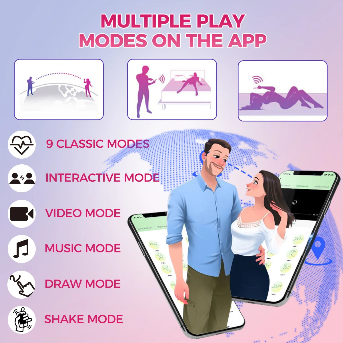 Wearable Panty Vibrators Adult Sex Toys Women Clitoral G Spot Vibrator APP Control Vaginal Massager for Couple Erotic Sexy Goods