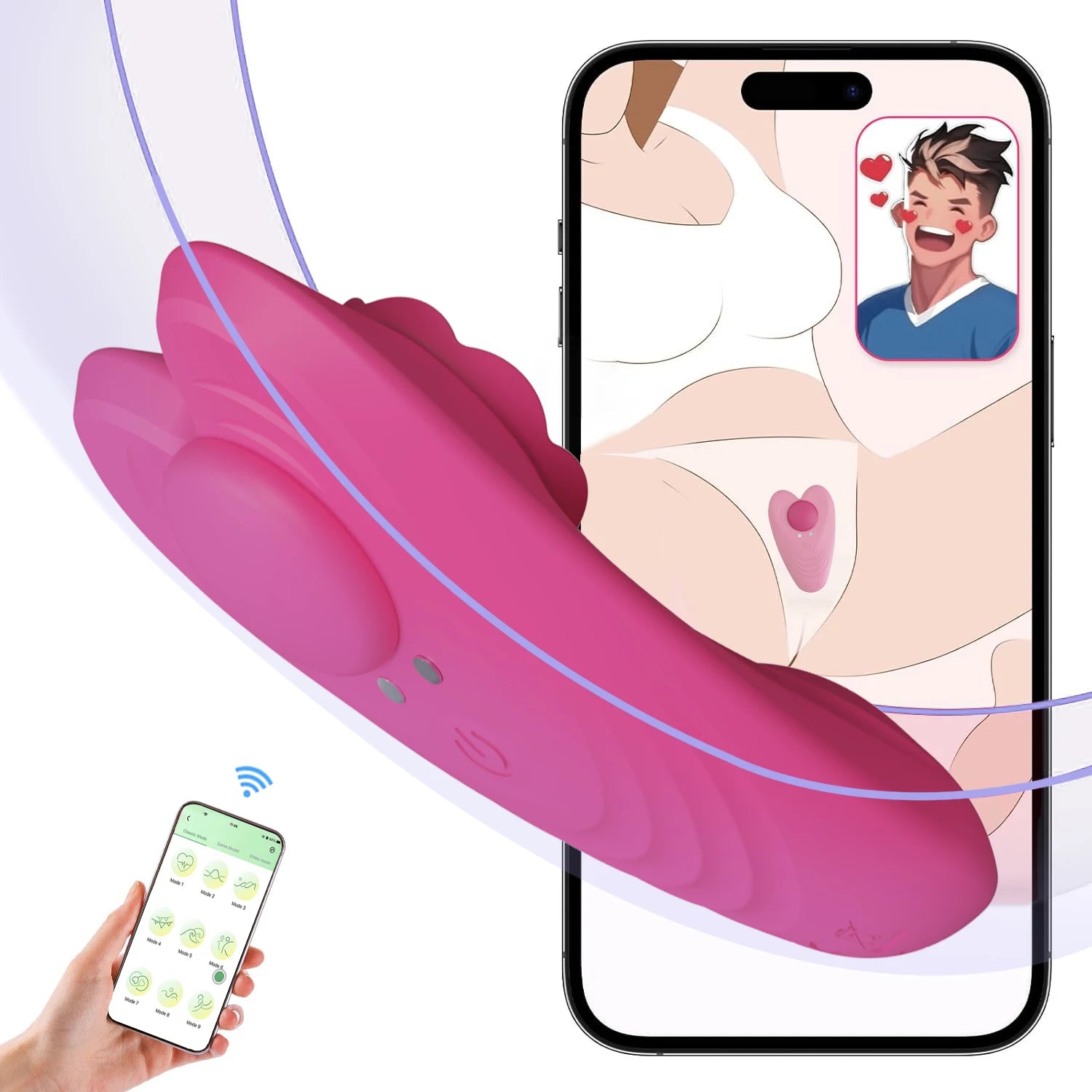 Wearable Panty Vibrators Adult Sex Toys Women Clitoral G Spot Vibrator APP Control Vaginal Massager for Couple Erotic Sexy Goods