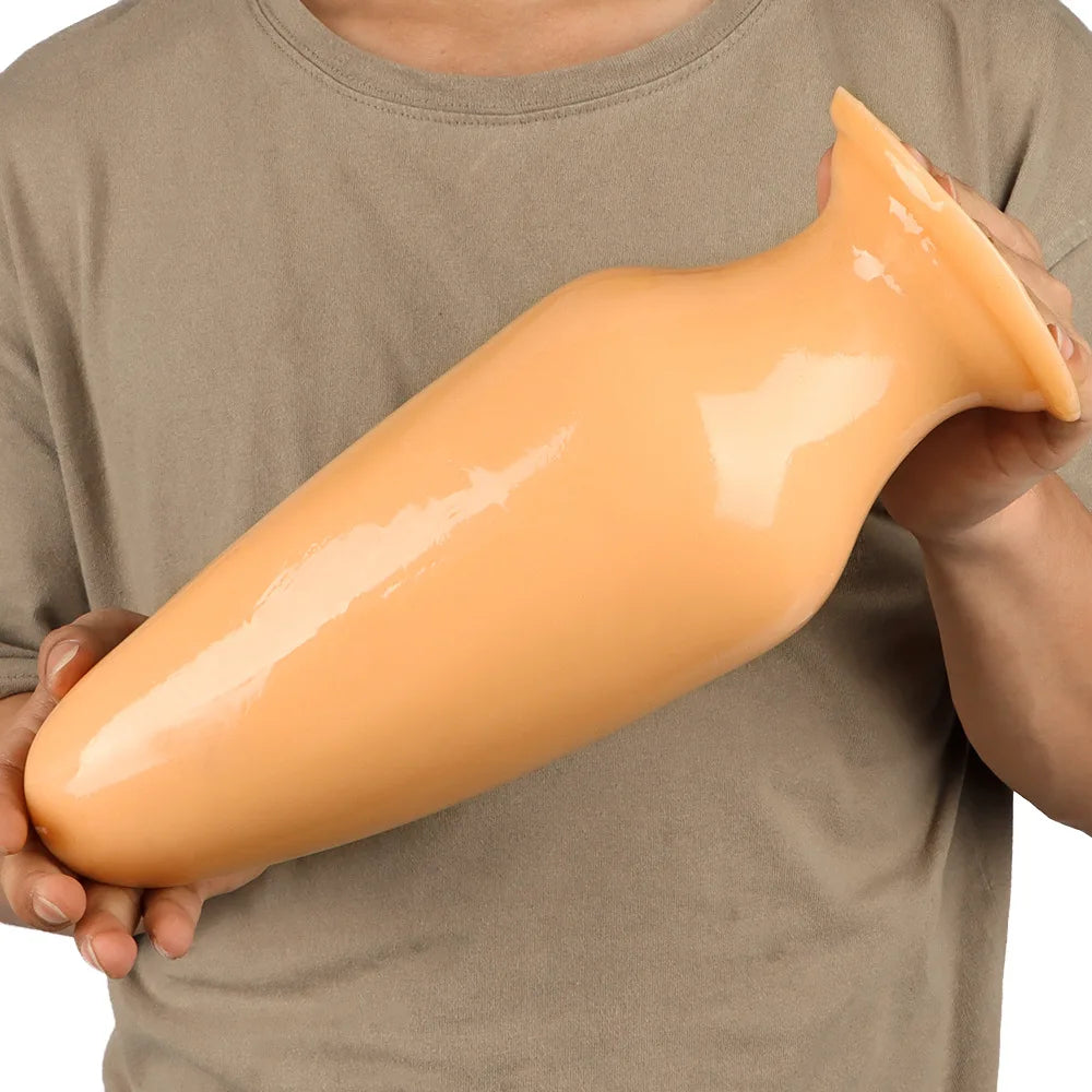 30.5*11.5cm Giant Dilator Anal Plug Dildo Masturbator Fisting Big Dick Black Penis Sex Toy Slave Femdom PVC