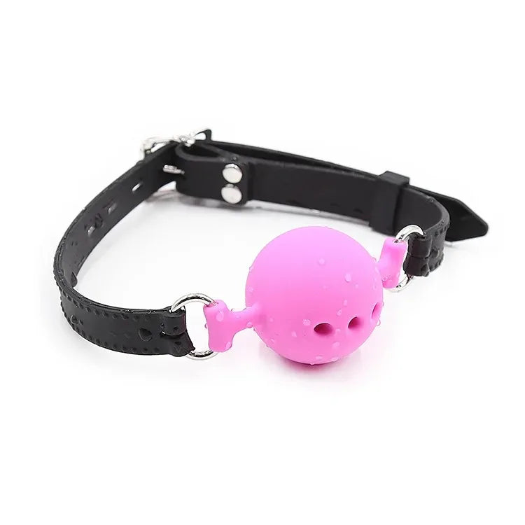 3 Sizes Soft Safety Silicone Open Mouth Gag Ball Bdsm Bondage Slave Ball Gag Erotic Sex Toys For Woman Couples Adult Sex Games