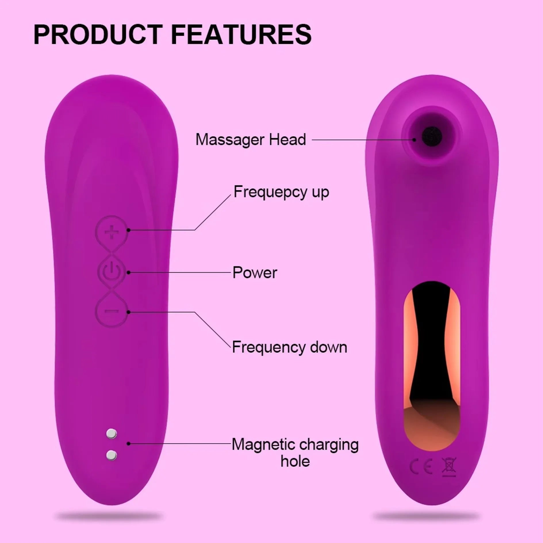 Satisfying Clitoris Sucker Vibrator Oral Vacuum Stimulator Nipple Pleasure Massager - Women's Sex Toy for Intense Stimulation