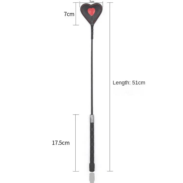 Leather Cosplay Bondage Whip, Crop Spanking Horse Riding Flogger Flapper Cane,BDSM Sex Toys For Couples