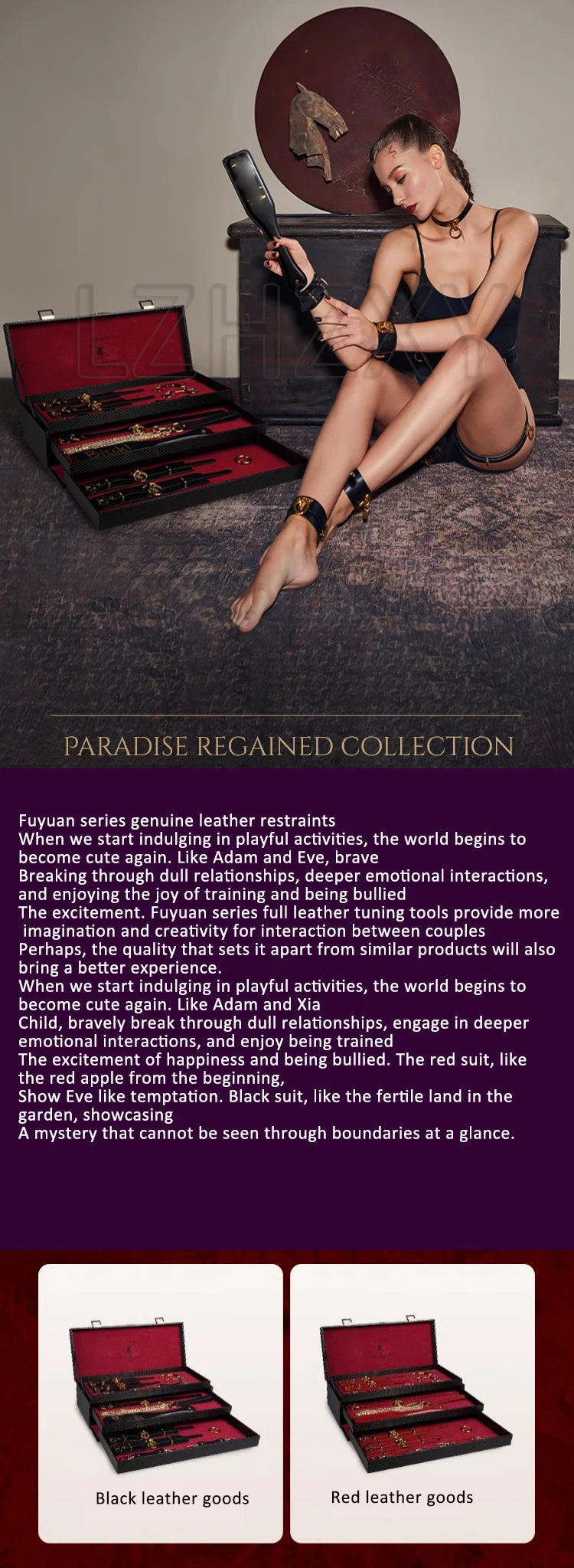 Gift Box Set Bundled Items Sex Collars Handcuffs Ankle Shackles, SP Ankle Shackles Binding Sex Toys SM Products