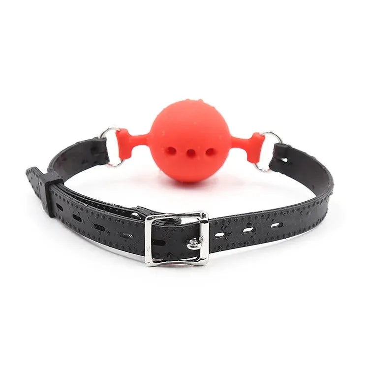 3 Sizes Soft Safety Silicone Open Mouth Gag Ball Bdsm Bondage Slave Ball Gag Erotic Sex Toys For Woman Couples Adult Sex Games