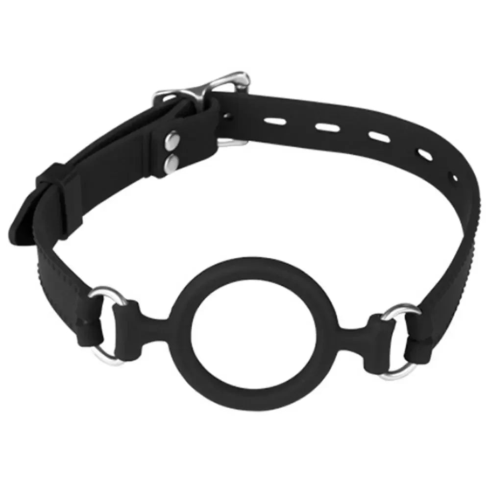 Silicone Mouth Gag Oral Sex Bondage Mouth Ball Plug Dildo Gag Adult Restraint BDSM Sex Toys Drop Shipping