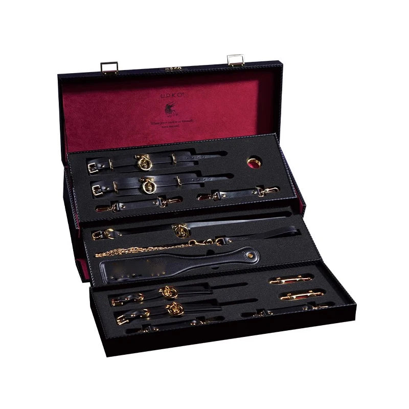 Gift Box Set Bundled Items Sex Collars Handcuffs Ankle Shackles, SP Ankle Shackles Binding Sex Toys SM Products