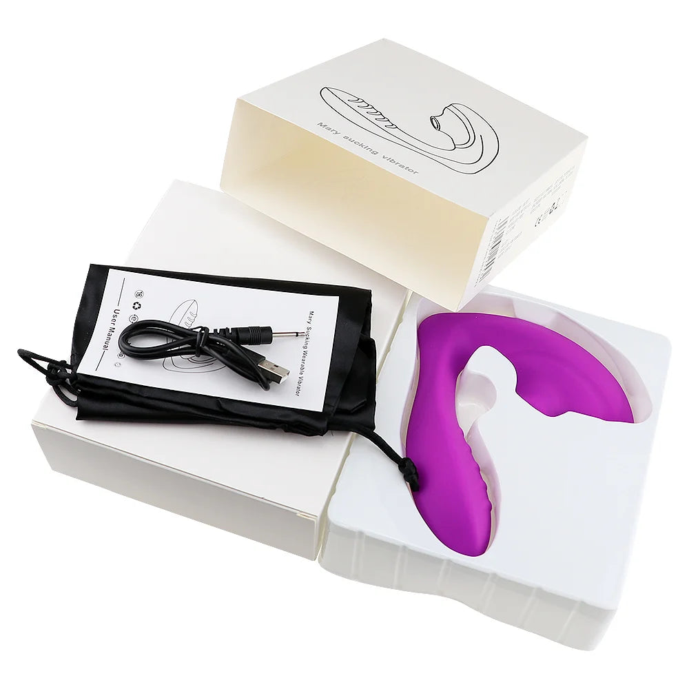 Clitoral Sucking Vibrator 20 Modes G Spot Oral Sex Clitoris Stimulator Vagina Sucker Wearable Erotic Adults Sex Toys for Women