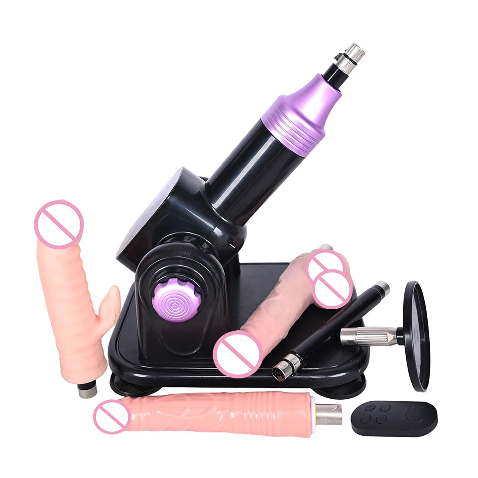 ROUGH BEAST A8 Automatic Adult Sex Machine, Stroke Masturbation Sex Toy, 3XLR Telescope Love Machine For Women And Men