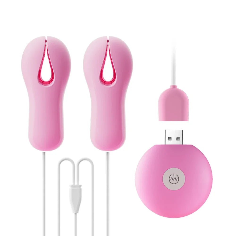 Enhancer Nipple Stimulator Breast Massage Nipple Clamp Nipple Vibrator Clamp For Women Sex Toys Couples Female Adult Supplies
