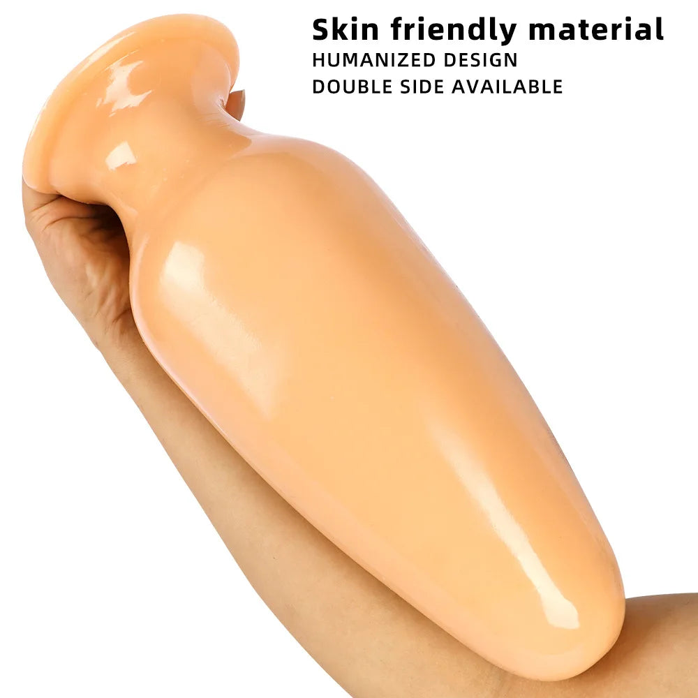 30.5*11.5cm Giant Dilator Anal Plug Dildo Masturbator Fisting Big Dick Black Penis Sex Toy Slave Femdom PVC