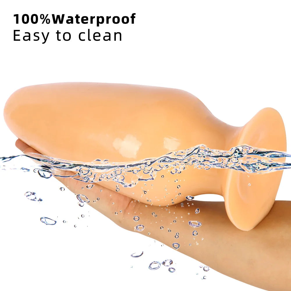30.5*11.5cm Giant Dilator Anal Plug Dildo Masturbator Fisting Big Dick Black Penis Sex Toy Slave Femdom PVC