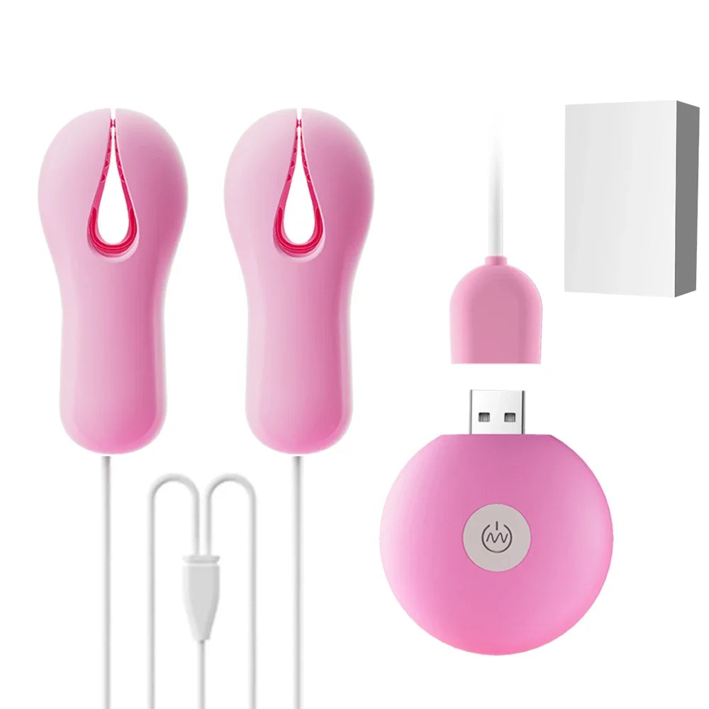 Enhancer Nipple Stimulator Breast Massage Nipple Clamp Nipple Vibrator Clamp For Women Sex Toys Couples Female Adult Supplies