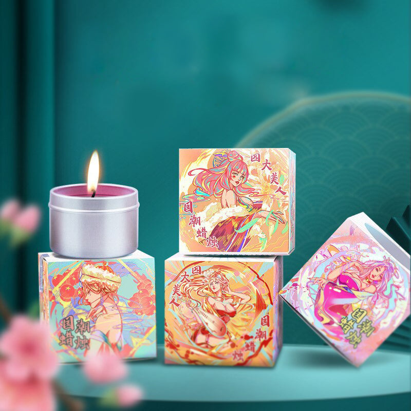 Bougie de massage basse température pour jeux