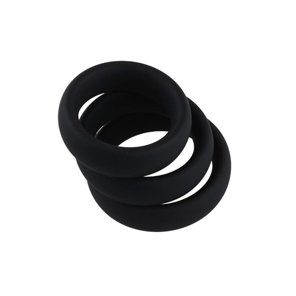 Soft Elastic Silicone Penis Ring - Erection Enhancer for Men, Delay Ejaculation Ring Set