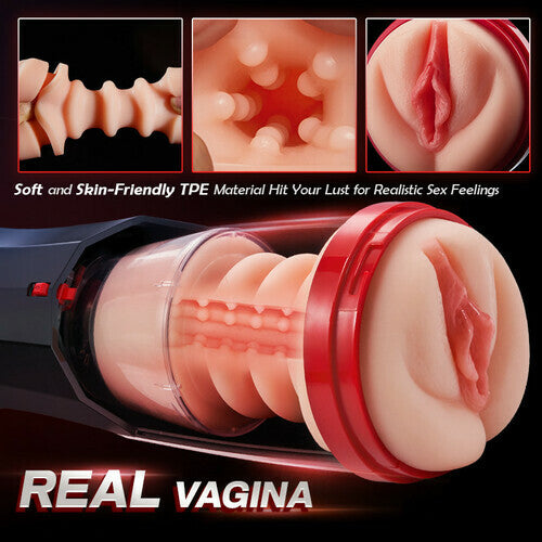 Incognito CLIMER Tasse de masturbation vibrante à gorge profonde
