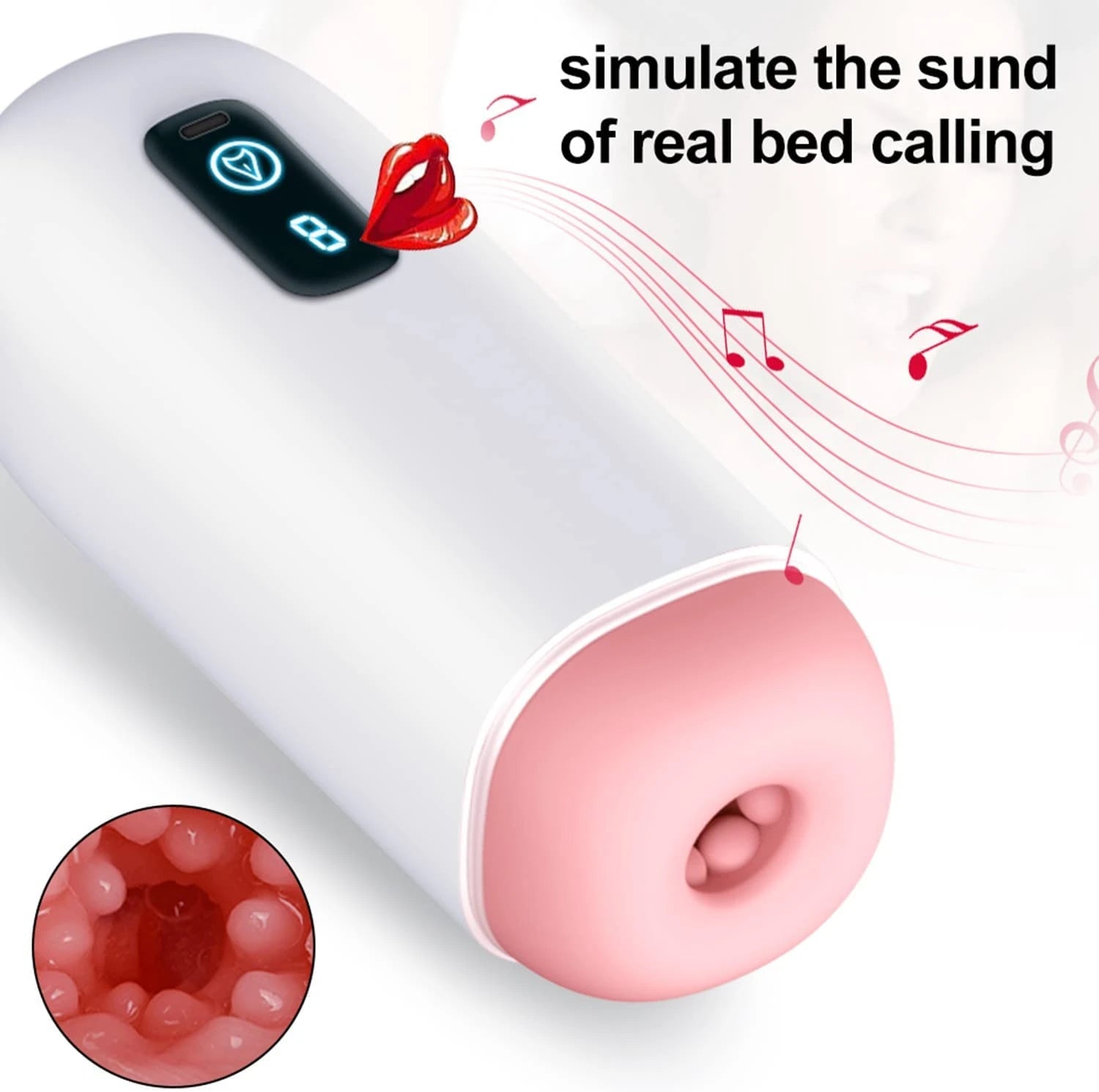Automatic Male Masturbator - 8 vibration modes.
