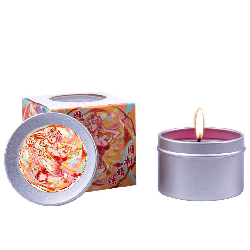 Bougie de massage basse température pour jeux