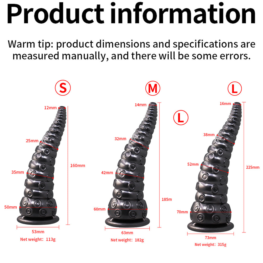 Octopus Tentacle Sucker Anal Plug Dilator