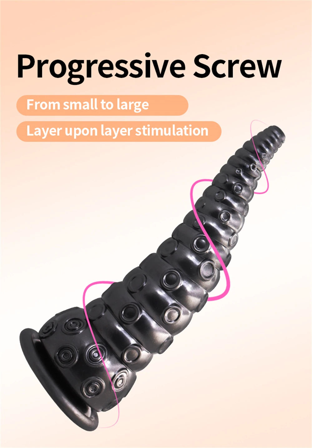 Octopus Tentacle Sucker Anal Plug Dilator