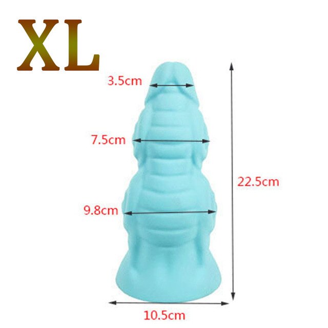 Giant Liquid Silicone Huge Anal Dildo