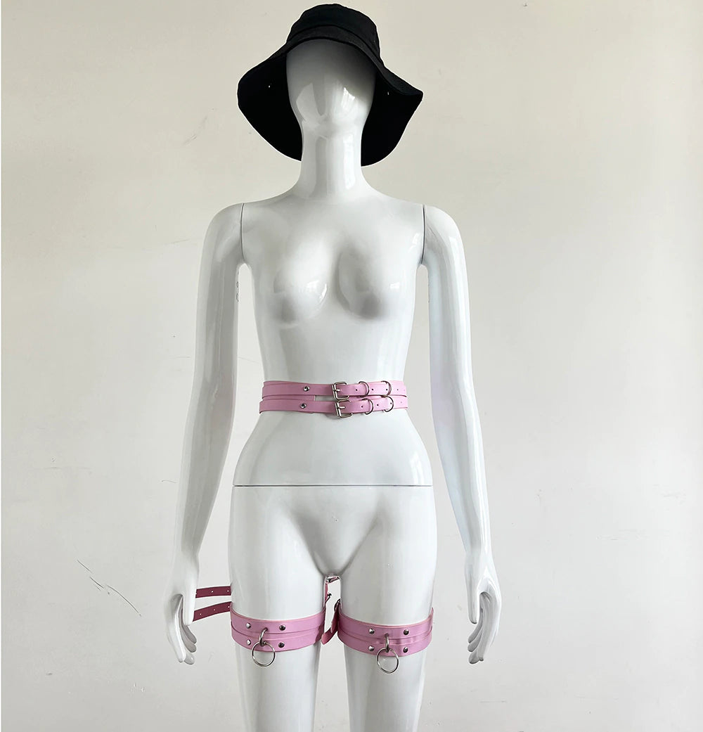 Bodys Sexy Lingerie Femme Cuir