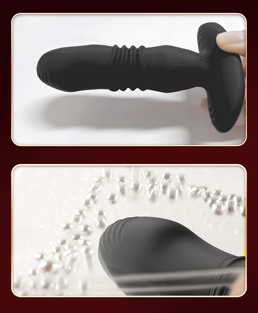 Wireless Remote Vibrating Plug Anal Vibrator
