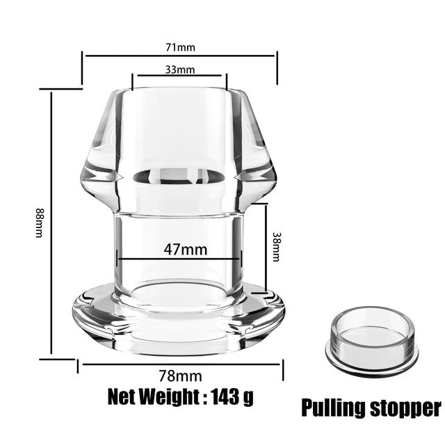 Hollow Anal Plug 5 Sizes