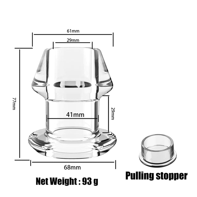 Hollow Anal Plug 5 Sizes