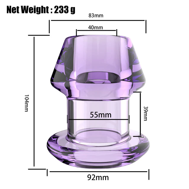 Hollow Anal Plug 5 Sizes