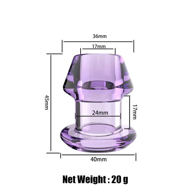 Hollow Anal Plug 5 Sizes