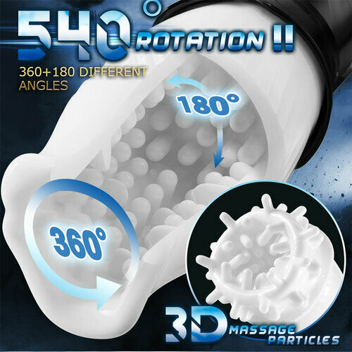 Monica 4.0 Version 10 Vibrating 5 Rotating Blowjob Masturbator