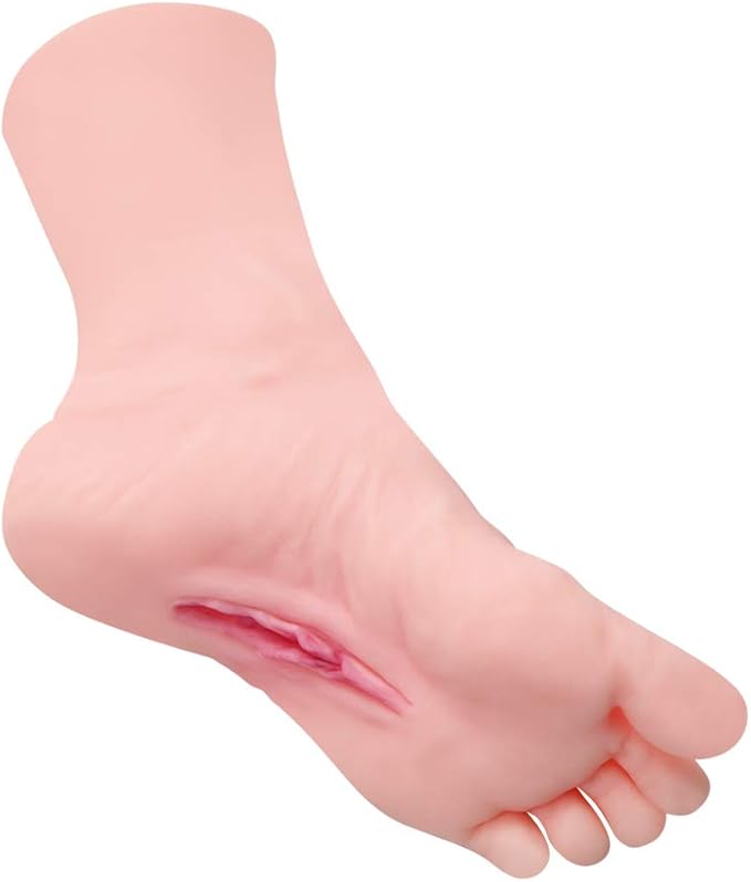 Male Masturbators Cup, Realistic Fetish Foot with Torso and Vaginal, Female Mannequin Foot Male Masturbation Stroker for Man