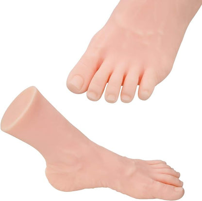 Male Masturbators Cup, Realistic Fetish Foot with Torso and Vaginal, Female Mannequin Foot Male Masturbation Stroker for Man