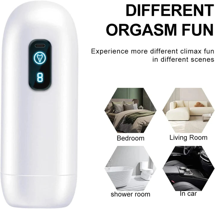 Automatic Male Masturbator - 8 vibration modes.