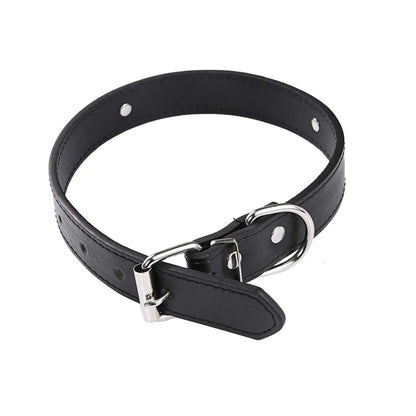 Punk Men Choker Necklace Neck Collar Gothic PU Leather Bondage Daddy Myboy Words Buckle Cosplay Chains Erotic Accessories