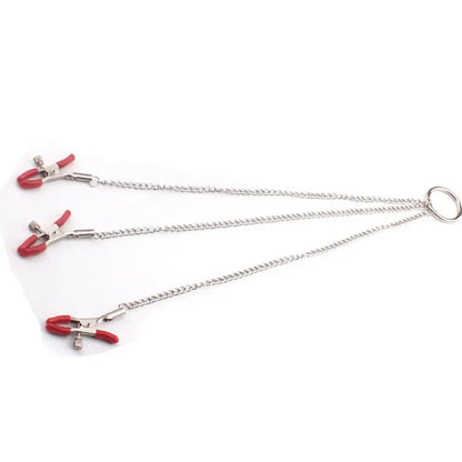 Adult Games Sexy Toys For Women Couples BDSM Bondage Fetish Collar Chain Collars Nipple Clamps Vagina Clitoris Sex Products