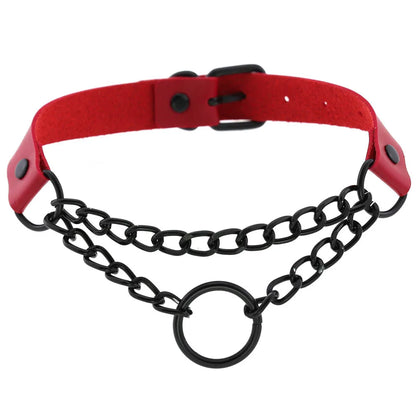 Exotic Accessories of Red Leather Half Face Fetish Cat Eye Mask with Ears for Couples Flirt Sex Toys Sexy Punk Collar Costumes