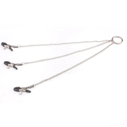 Adult Games Sexy Toys For Women Couples BDSM Bondage Fetish Collar Chain Collars Nipple Clamps Vagina Clitoris Sex Products
