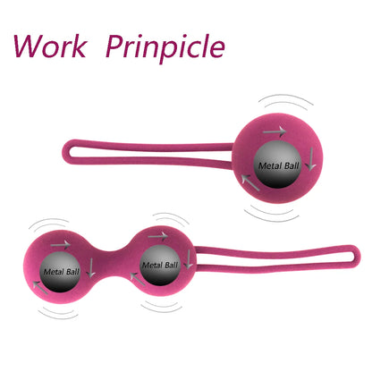 Safe Silicone Smart Ball Vibrator Kegel Ball Ben Wa Ball Vagina Tighten Exercise Machine Sex Toy for Women Vaginal Geisha Ball